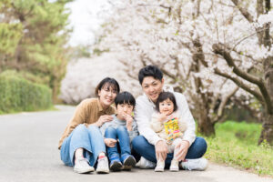 桜撮影会の写真です