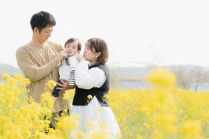 菜の花畑の写真です