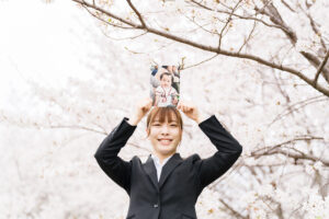 桜撮影会の写真です